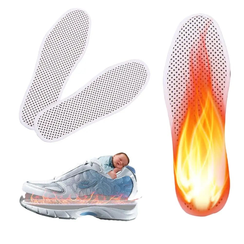 Sottopiede autoriscaldante Scaldapiedi invernale Sottopiede lavabile per donna Uomo Scarpe Stivali Sport all'aria aperta Escursionismo Pesca Sci Campeggio