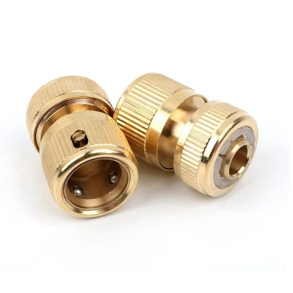 Raccordo per tubo ID da 1/2" Attrezzi da giardino a flusso chiuso Riparazione rapida Adattatore per perdite danneggiate da giardino
