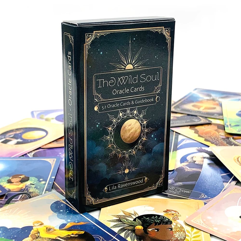 The Wild Soul Oracle Cards 52‑Card Deck Fortune Telling Divination Board Game Cards Game for Psychic Reading Oracle Lovers
