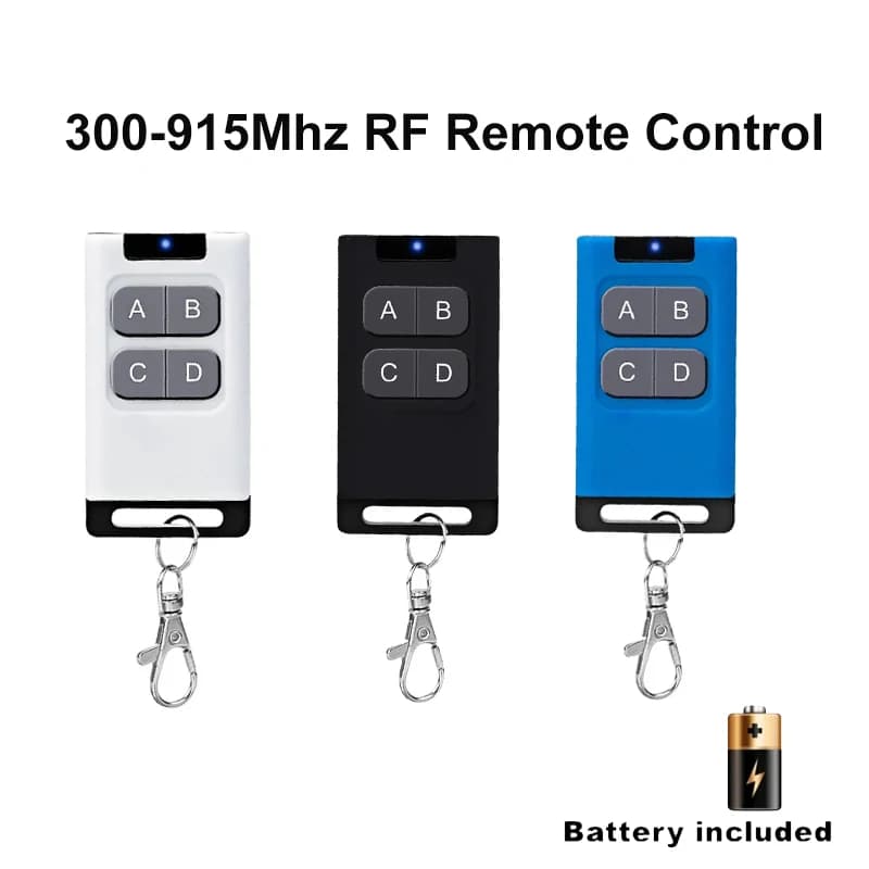 300-915Mhz Duplicatore RF Telecomando Copia automatica Telecomando Codice fisso 868mhz 433Mhz Telecomando wireless per cancello Porta del garage