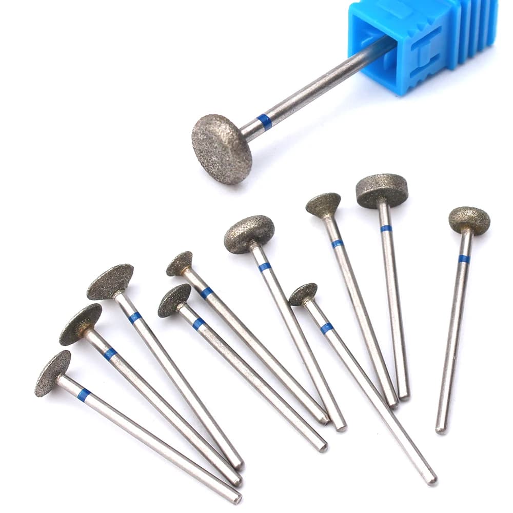 ASWEINA Frese per manicure Pedicure Punta da trapano per unghie Piede Cuticola Strumenti puliti Lima per unghie Accessori per testa di molatura