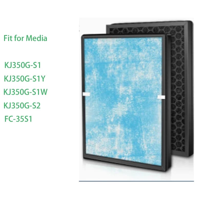 Combina il filtro adatto per Media KJ350G-S1/S1Y/S1W/S2 FC-35S1 380*280*45mm filtro purificatore d'aria
