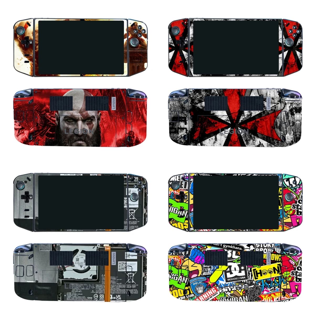 Nuovo adesivo decorativo personalizzato per la console Legion Go, pellicola protettiva in vinile.