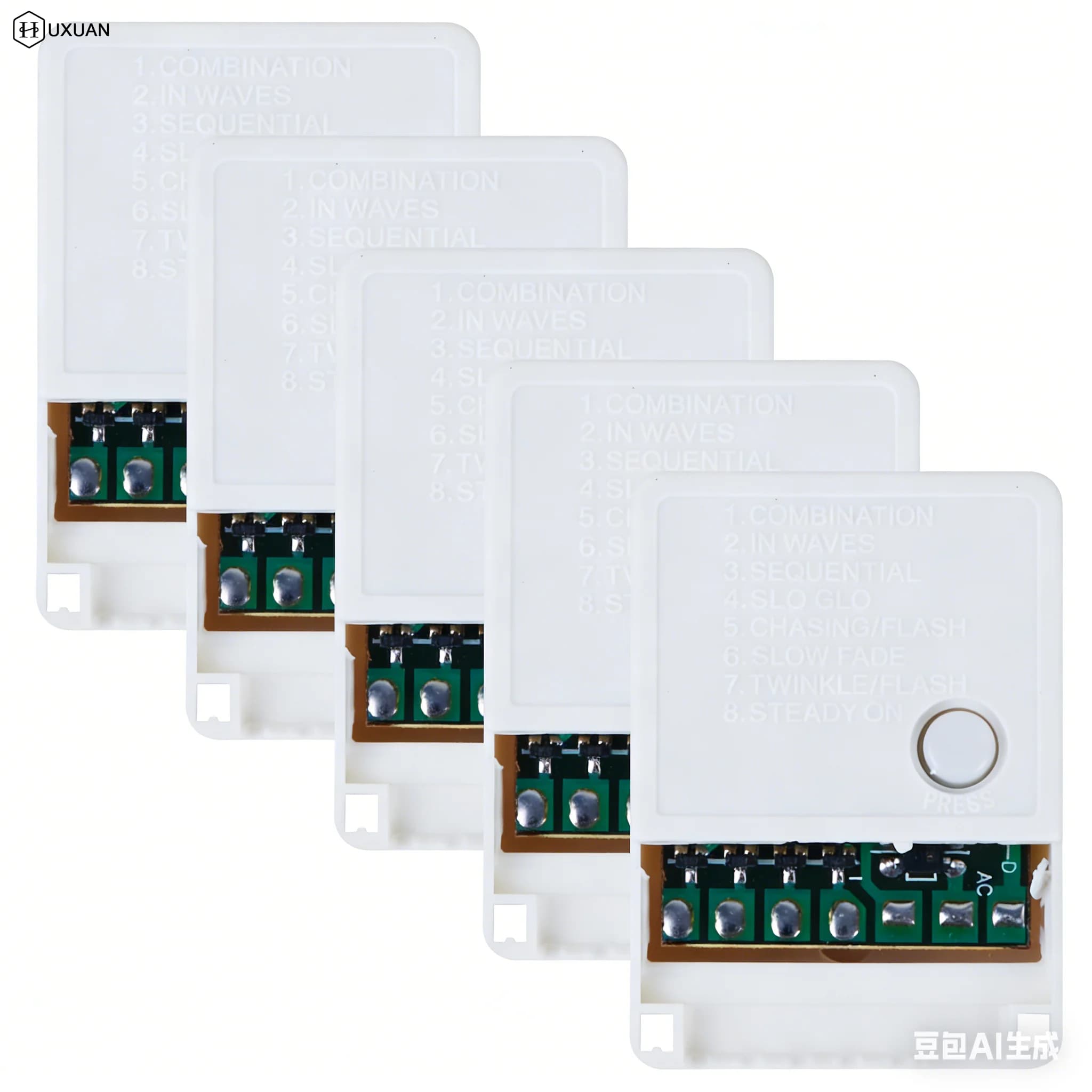 1-5 pz LED String 8 Modalità Luci Scintillio CE-04 Dimmer Striscia flessibile Nastro di illuminazione Replica Interruttore Manopola regolabile Controller