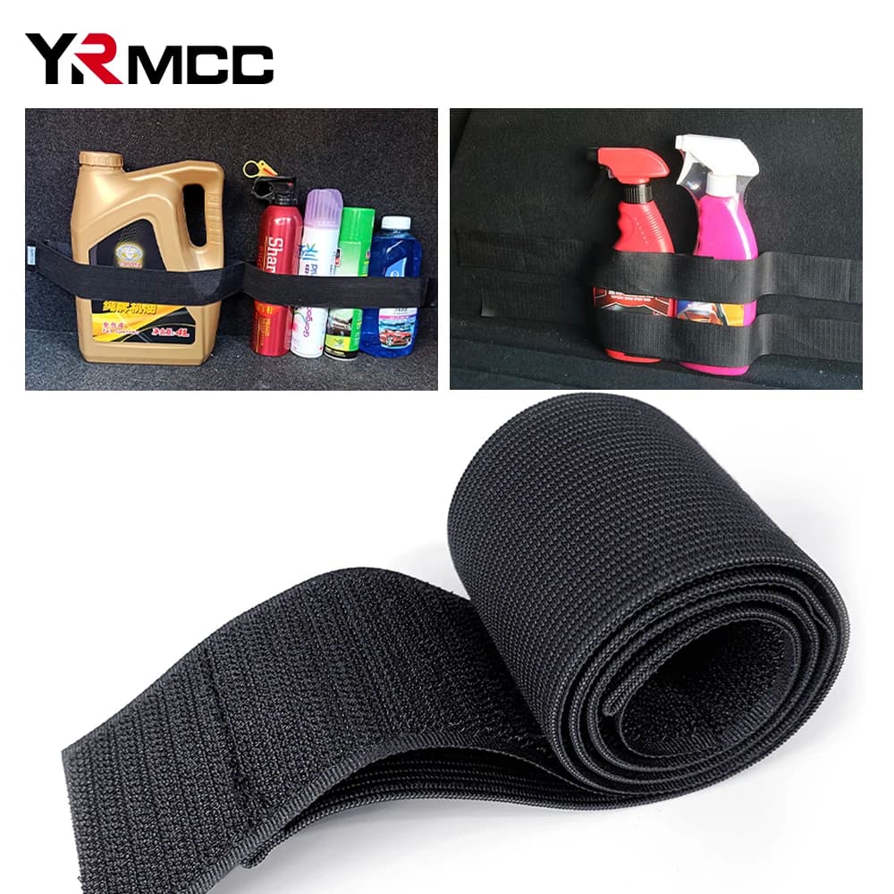 50cm Car Baggage Organizer with Magic Ribbon, Auto Fissing Belt, Organization and Storage Belt Car Tools, Self Rescue Tools