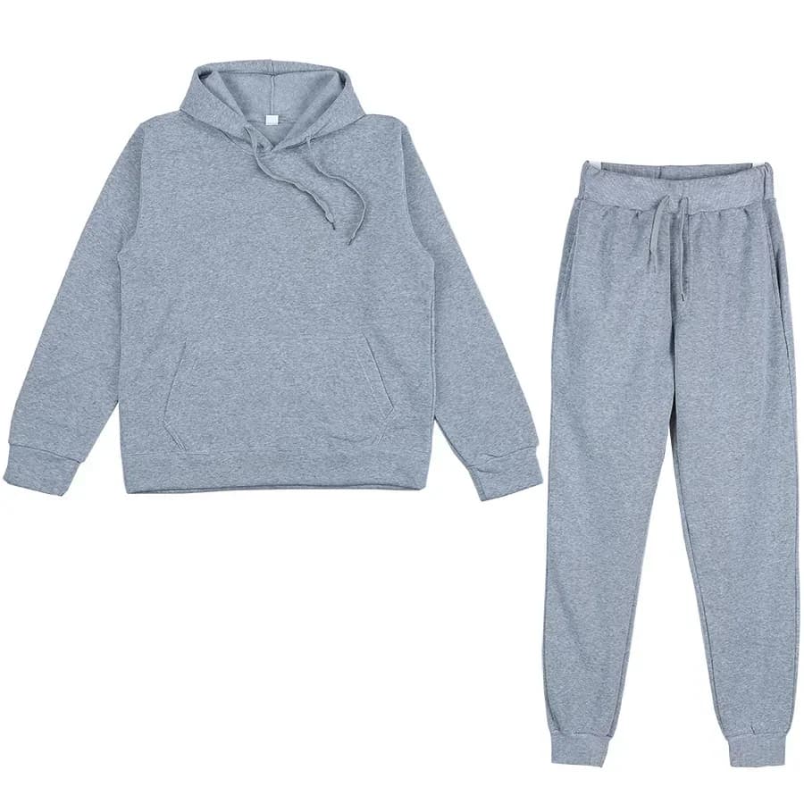 Autunno e inverno Nuovo marchio di moda da donna Abbigliamento sportivo Sport Tempo libero Allenamento fitness Jogging Set di felpe con cappuccio