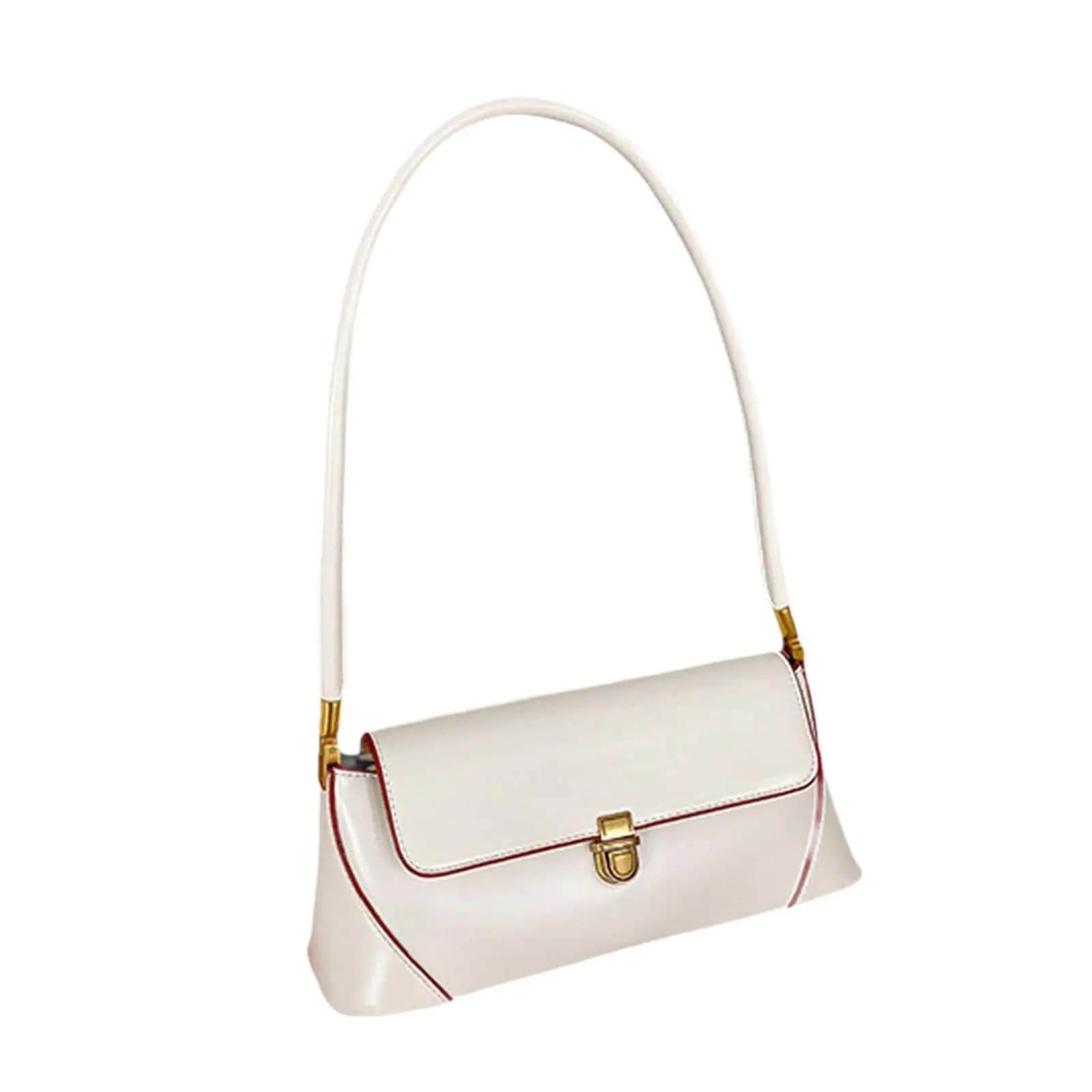 Borsa a Tracolla in Pelle PU da Donna, Elegante Pochette Portatile con Manico Superiore per Pendolarismo, Shopping, Tempo Libero, Vacanze e Viaggi