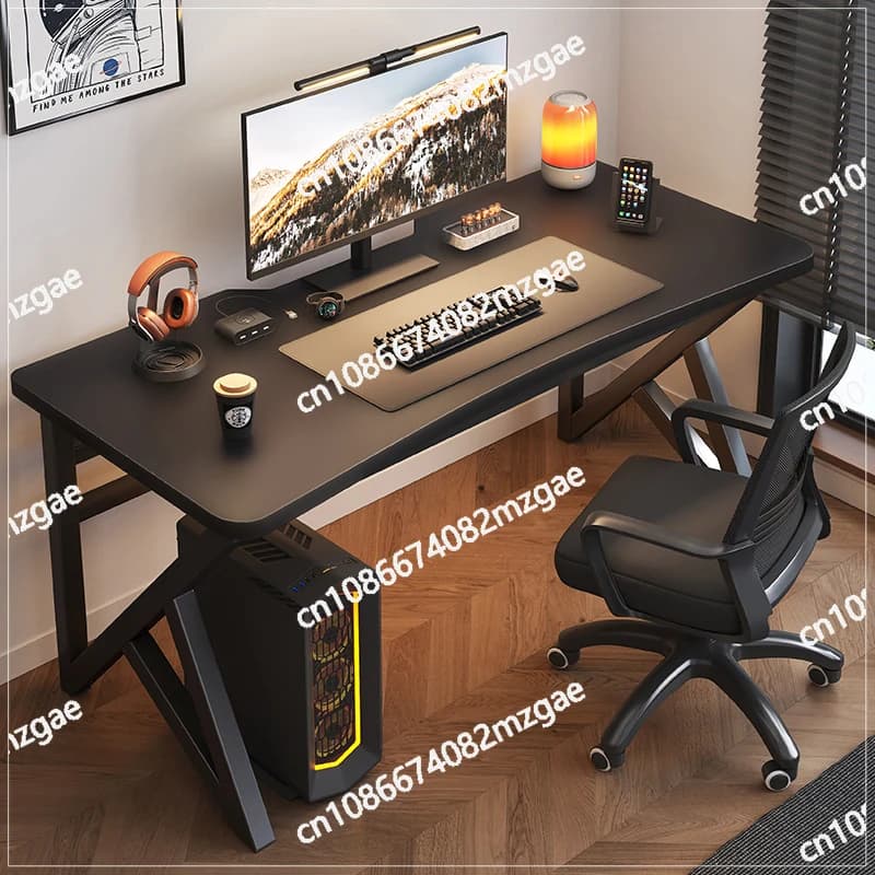 Scrivania per computer Desktop Sedia da gioco per la casa Camera da letto Tavolo semplice Banco da lavoro Scrittura Scrivania in fibra di carbonio