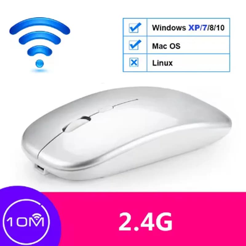 Bluetooth mouse for Microsoft 7laptop4go2 mac book laptop wireless mouse rechargeable silent gaming mouse