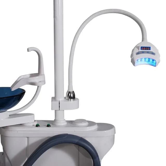 Dental tooth whitening kit with cold blue light