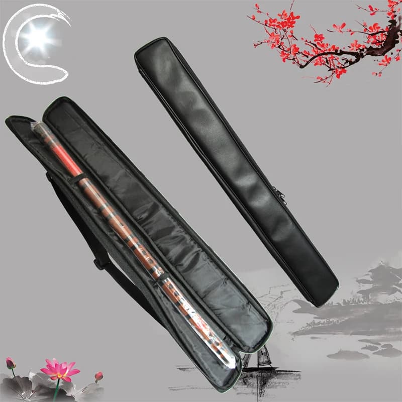 NamcheBarwa Portable Flute Bag Vertical Storage Bag Universal Thickened Leather Waterproof Storage Case Saxophone Instruments