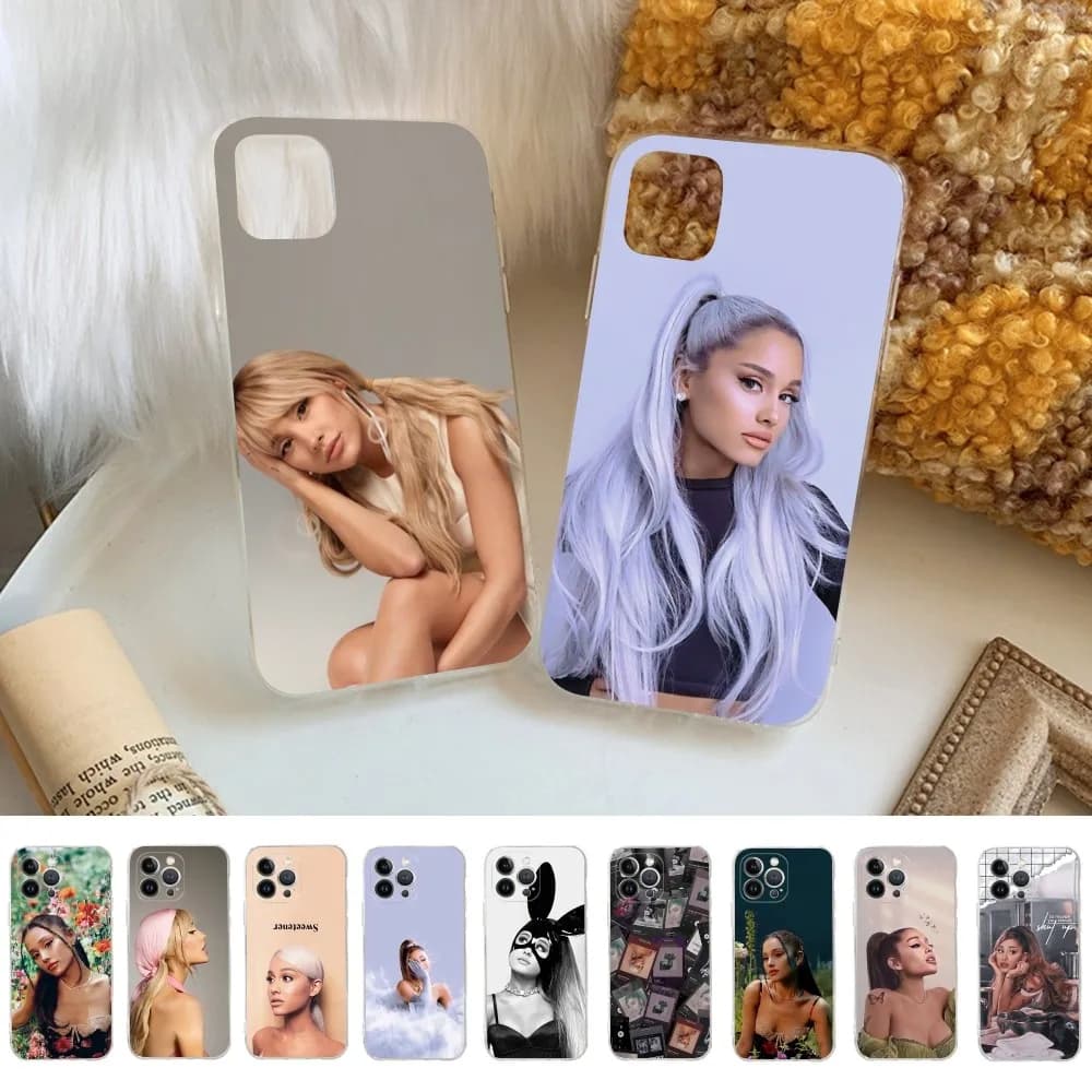 Custodia per telefono A-Ariana-GrandeS per iPhone 15 14 11 12 13 Mini Pro XS Max Cover 6 7 8 Plus X XR SE 2020 Funda Shell