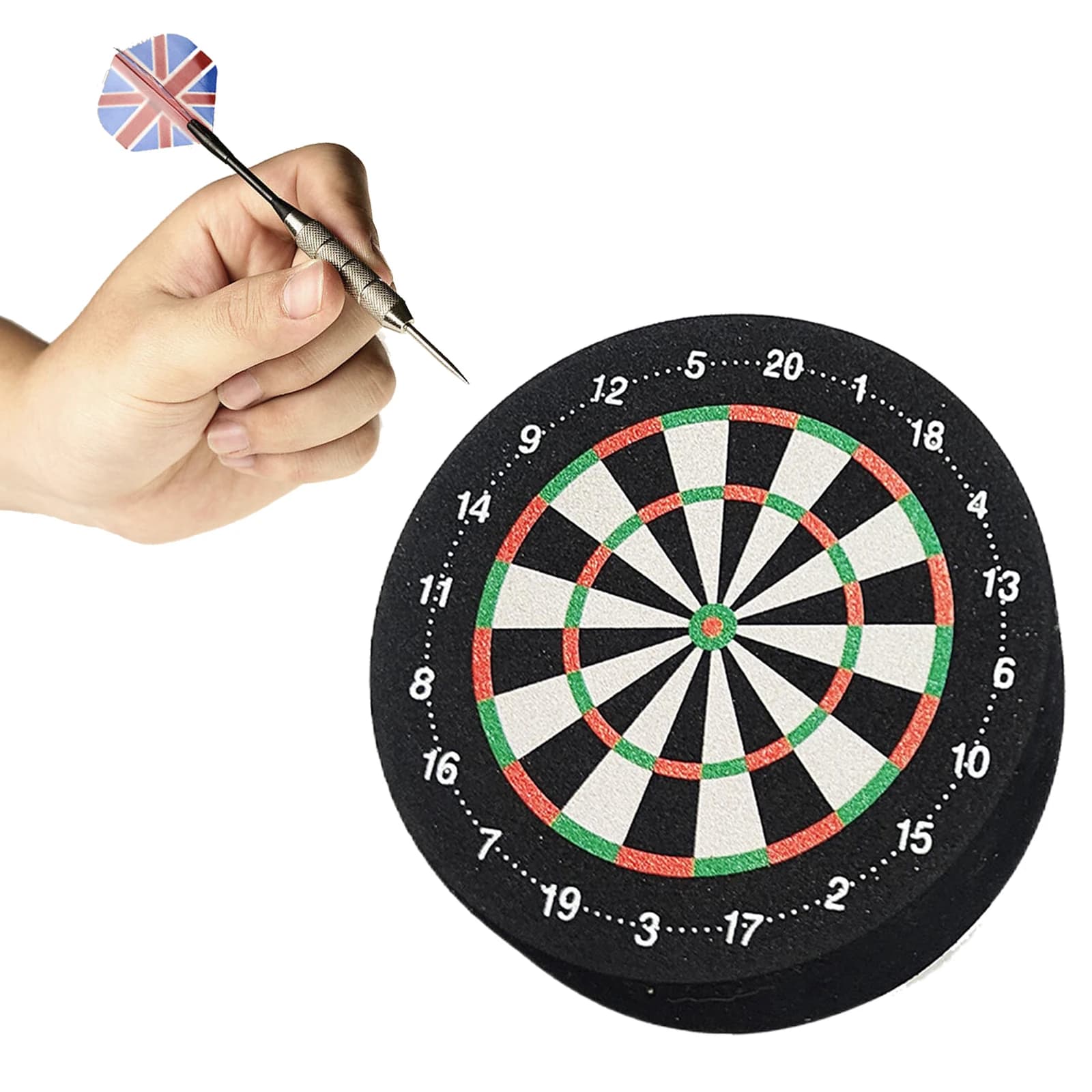 2 Pezzi Mini Dart Dock 10cm, Base per Freccette, Supporto per Freccette Morbide, Intrattenimento per Giochi all'Aperto, Casa, Famiglia, Feste