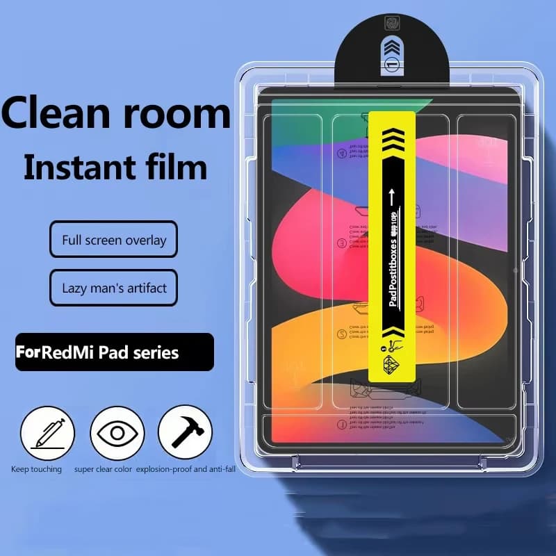 Vetro temperato senza polvere facile da installare per Redmi Pad Pro12.1 2024 Pro 5G 12.1 SE 11 8.7 XiaomiPad 7 7Pro 11.2 6 5 6S Pro 12.4
