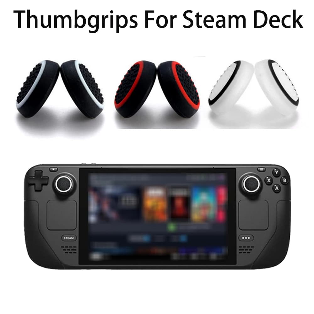 Set di 4 Copri-Levette Analogiche in Silicone per Controller PS5/PS4/PS3, Steam Deck/Xbox One/Switch2, Accessori per Gamepad