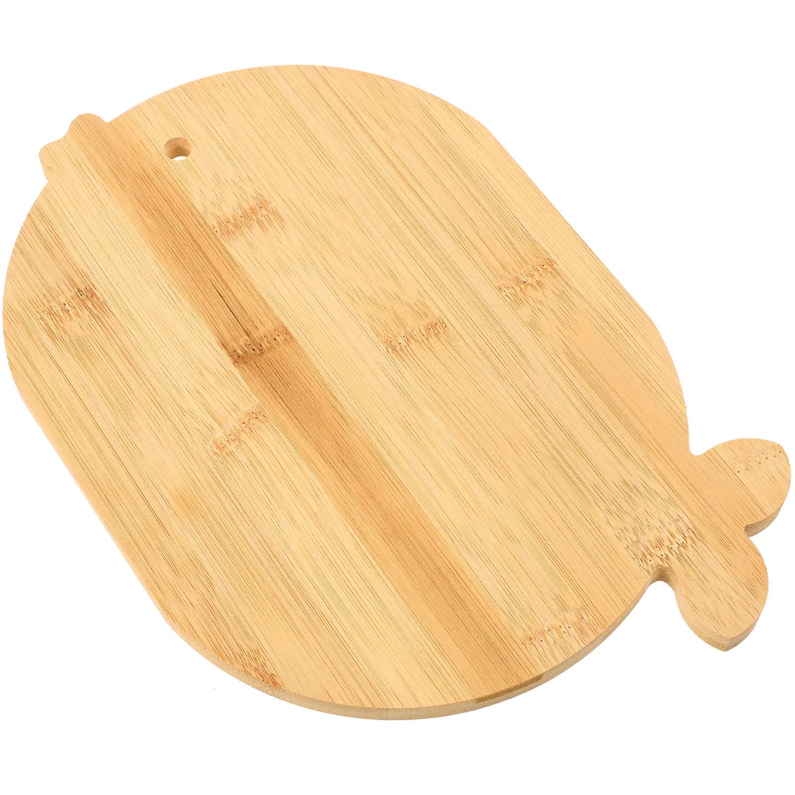 Tagliere Portatile in Legno per Pane, Pizza e Bistecche con Manico - Piccolo Vassoio per Salumi e Alimenti