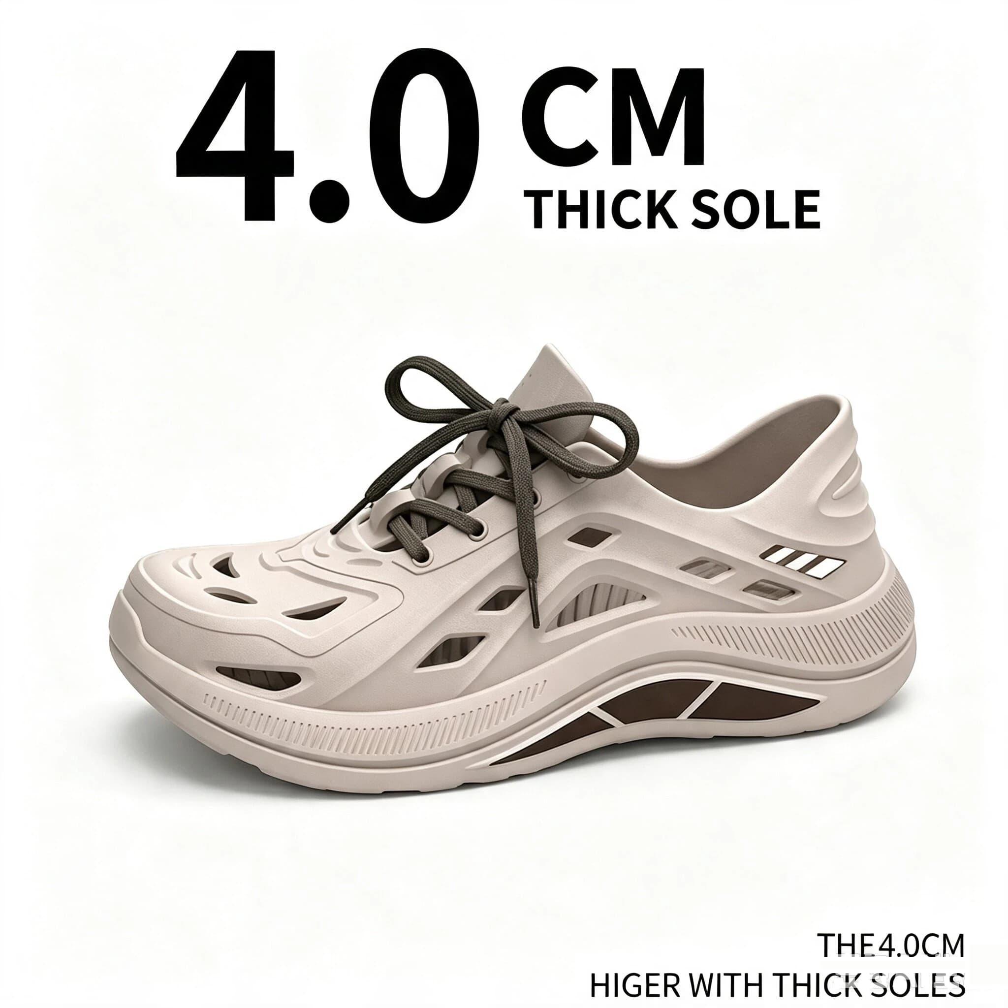 Summer Men's Super Light Sandals Waterproof Sneakers Slip On EVA Thick Sole Slides Fishing Driving Outdoor Jogging Flat Shoes