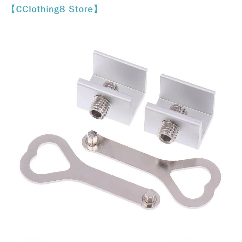 Blocca Finestre Scorrevoli Regolabile con Chiavi, Blocco di Sicurezza per Finestre e Porte, Protezione Antifurto per Bambini【AliS8】