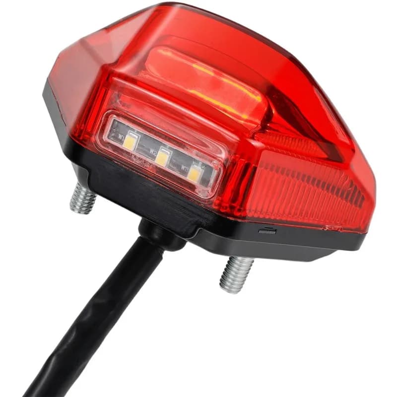 N26R-For Sur-Ron Ultra Bee For Surron Electric Dirt Bike Red LED Rear Tail Light Night Riding Safety Indicator Accessories