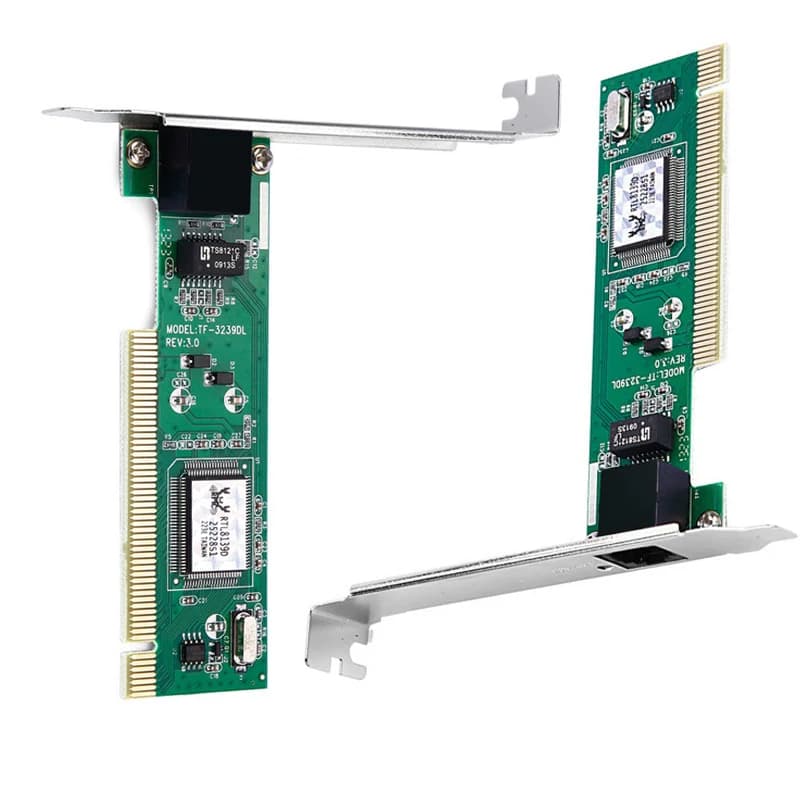 Chipset RTL8139 per accessori per computer Desktop adattatore LAN RJ-45 ad alta velocità scheda di rete PCI scheda PCI di gioco Ethernet 10/100mbps