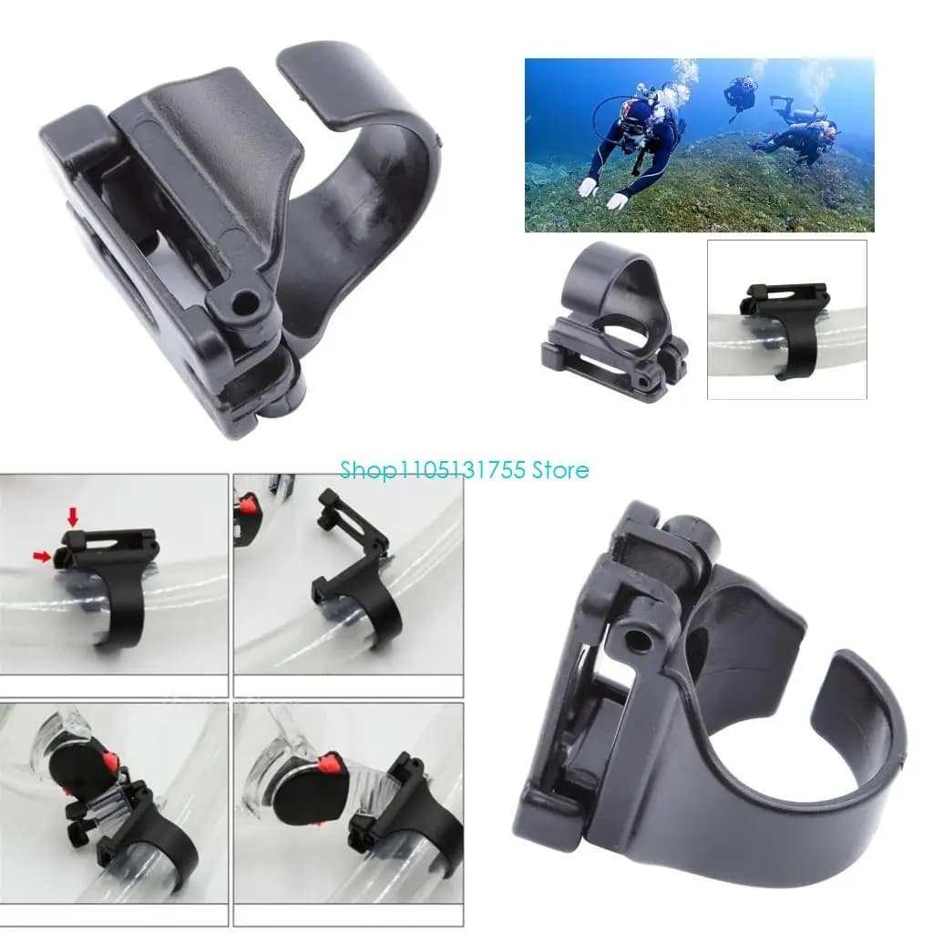 K0EF 5 Pezzi Diving Keeper Clip Snorkel Clip Set Diving Snorkel Fibbia Snorkel Fermi