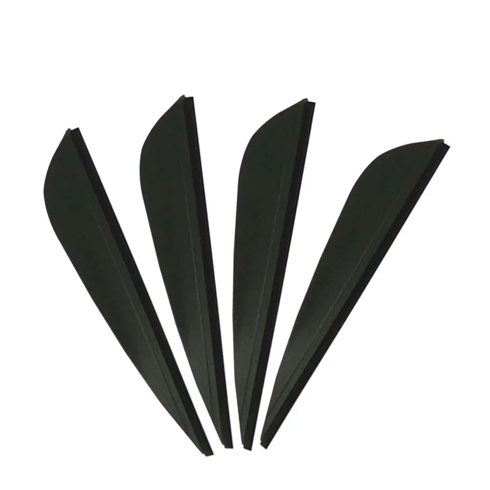 30Pcs Archery Vanes Arrow Fletchings for 3D Hunting Target Bows Easy Shaft Adhesion Greater Control Precision