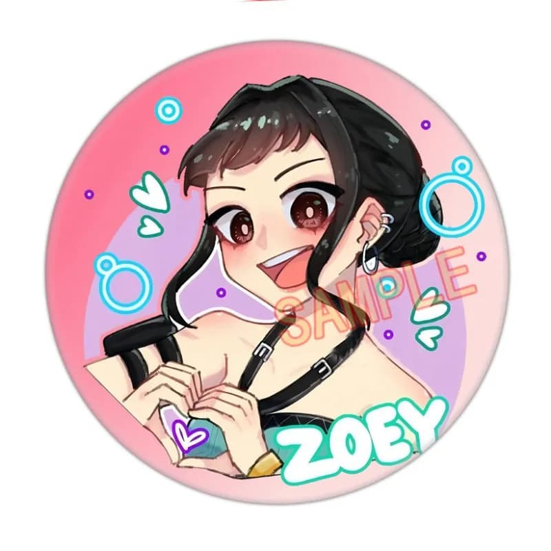 Spilla/Badge Anime K-Pop Demon Hunter H-Hunters-S Fatta a Mano per Decorazione Vestiti e Zaini