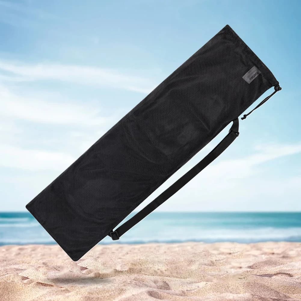 Borsa portaoggetti per pagaia in rete con tracolla regolabile Borsa per trasporto e portaoggetti per pagaia da kayak Organizzatore per pagaie per canoa con coulisse