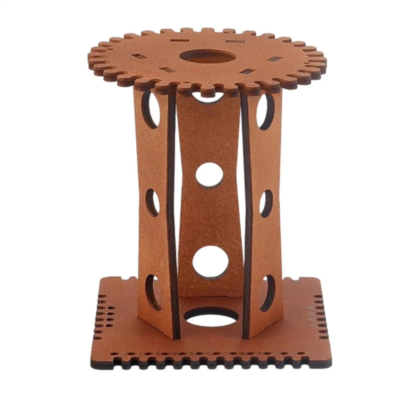 Boxwood Braiding Machine Craft Kit Wooden Circular Weaving Loom for Making Friendship Bracelets Ropes and Belts DIY Tool