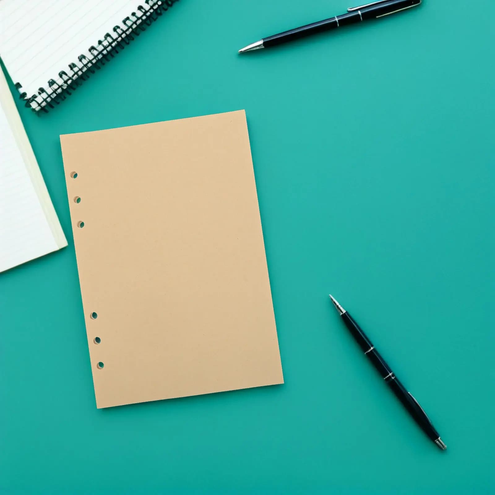 3 Libri A5 con Fogli Staccabili, Ricariche per Raccoglitori, Inserti Ricaricabili per Planner a 6 Anelli, Diario di Viaggio, Quaderno, Agenda