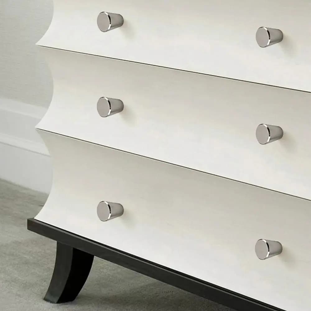 Manopola per cassetto dell'armadio semplice zigrinata Maniglia per porta rotonda dorata Design portatile a foro singolo Hardware semplice per la casa