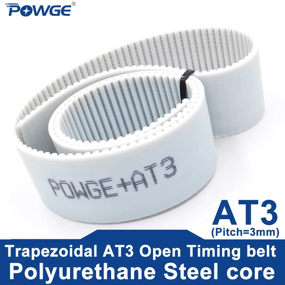 POWGE 5 Metri T2.5 Sincrono larghezza Della Cinghia 6 millimetri di Gomma in fibra di vetro Metrico Trapezoidale T2.5-6 open ended cinghia T2.5 puleggia 3D stampante