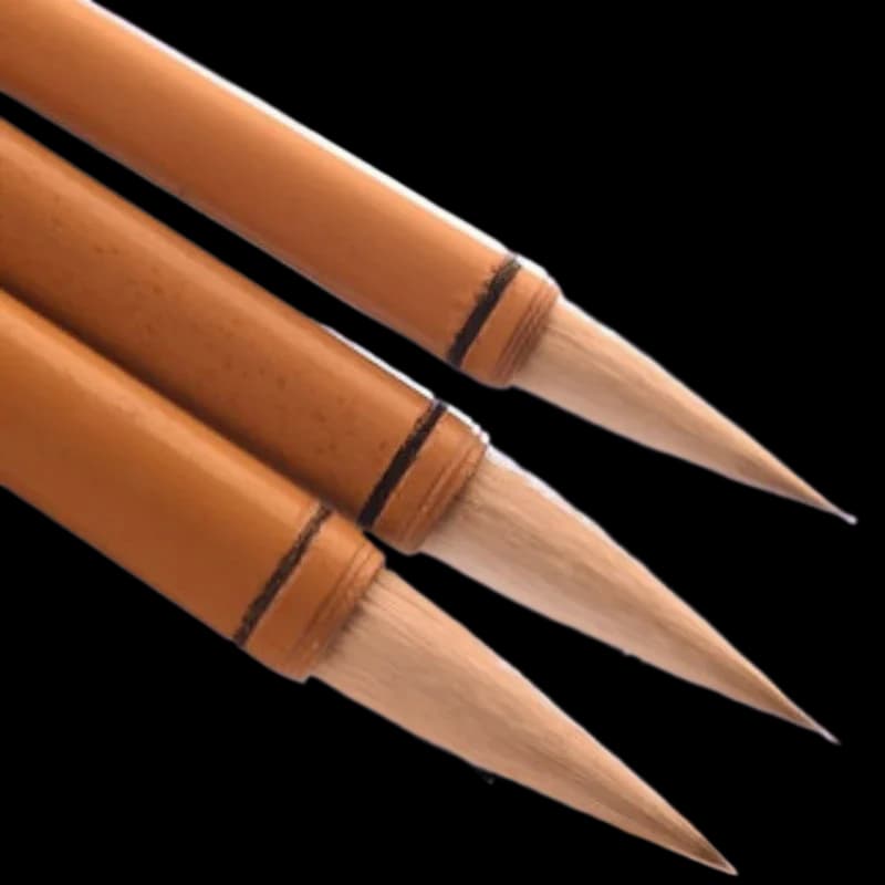 Weasel Woolen Hair Calligraphy Brush Set White Clouds with Weasel Hair Caligrafia Pen Regular Script Chinese Painting Brush Pen