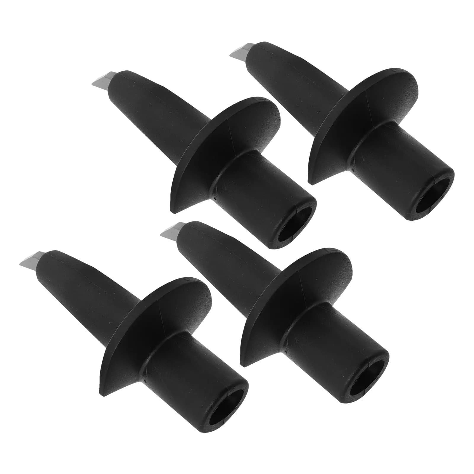 4Pcs Trekking Pole Tips Tungsten Steel Carbide Replacement Wear Resistant Hiking Stick Mud Snow Pole Tip Protector