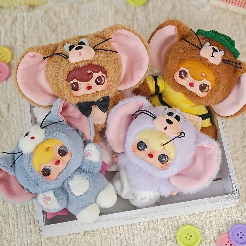 POUKA POUKA It's So Nice To Have You Series Blind Box Plush Pendant Mystery Box Kawaii Anime Figure Keychain Surprise Gifts Toys