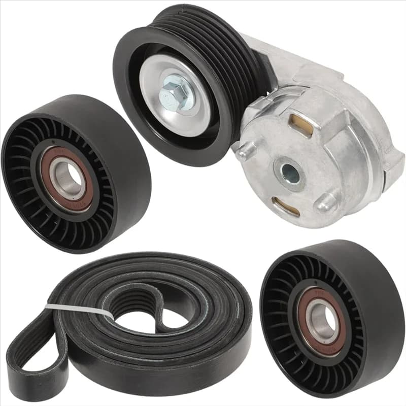 Bene 38382 Kit puleggia tenditore cinghia di trasmissione per Dodge Ram 1500 2500 3500 anni 2003-2008-Include 53032130AA 53032130AC 38058