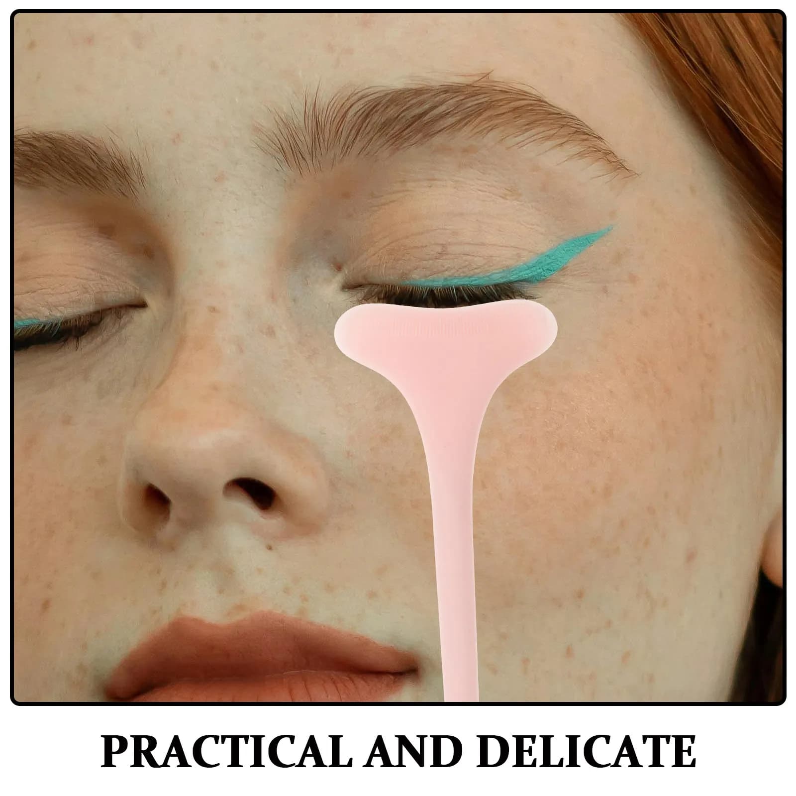 2 Pcs Eye Makeup Helper Tool for Eyeshadow Aid Aids Lash Mascara Guard Applicator
