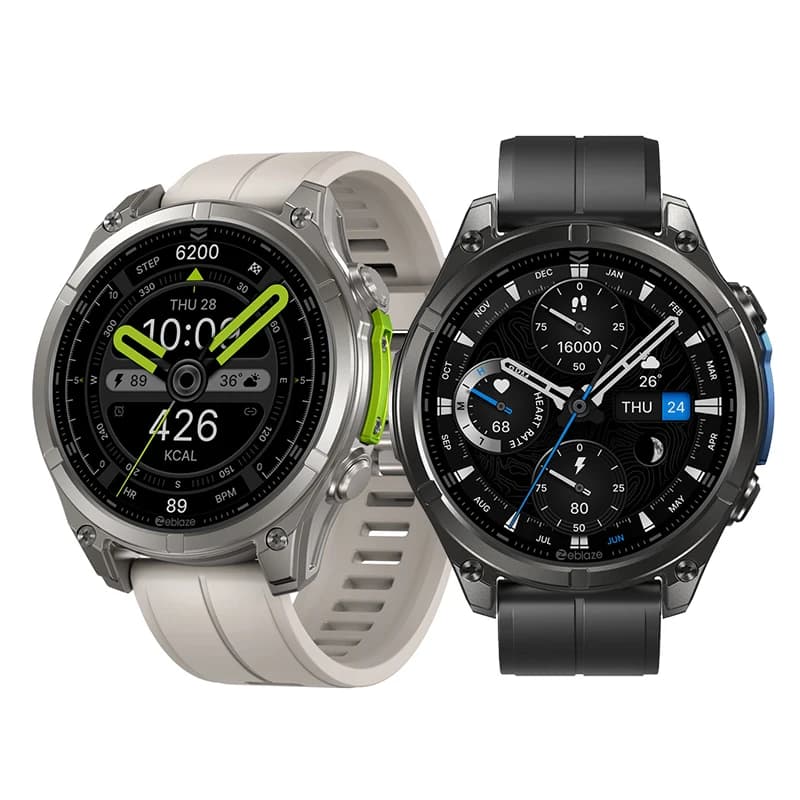 Zeblaze Vibe 8 1.43 pollici AMOLED 818H SapphireLens Torcia LED incorporata 60 giorni di durata della batteria 5ATM e IP69K Orologio intelligente impermeabile
