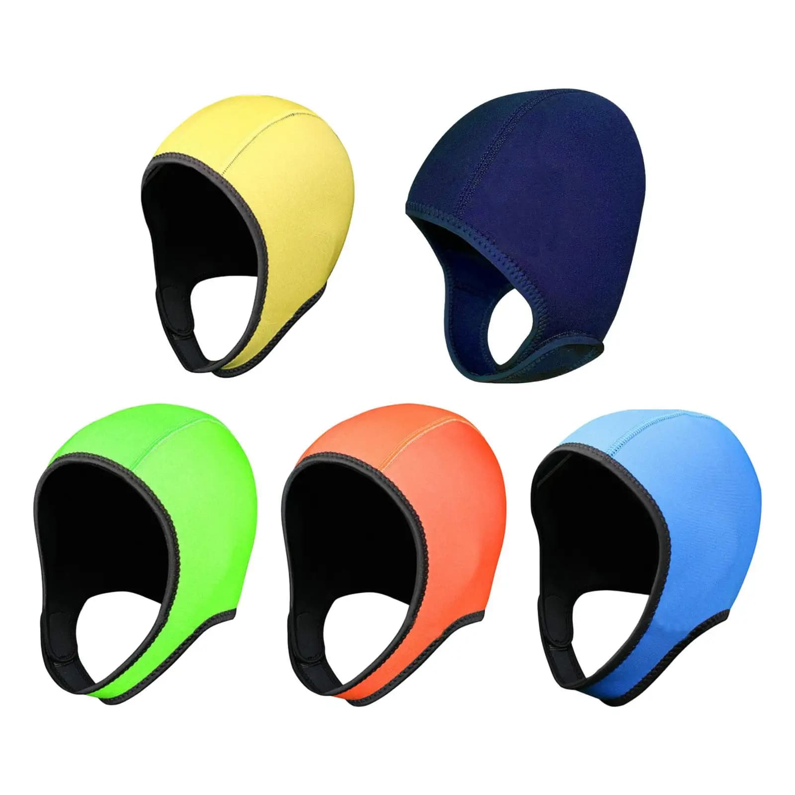 Underwater diving cap, swim cap Neoprene 3 mm neoprene diving cap, Men and Women's Copricapo, Winter underwater kayak thermal hood
