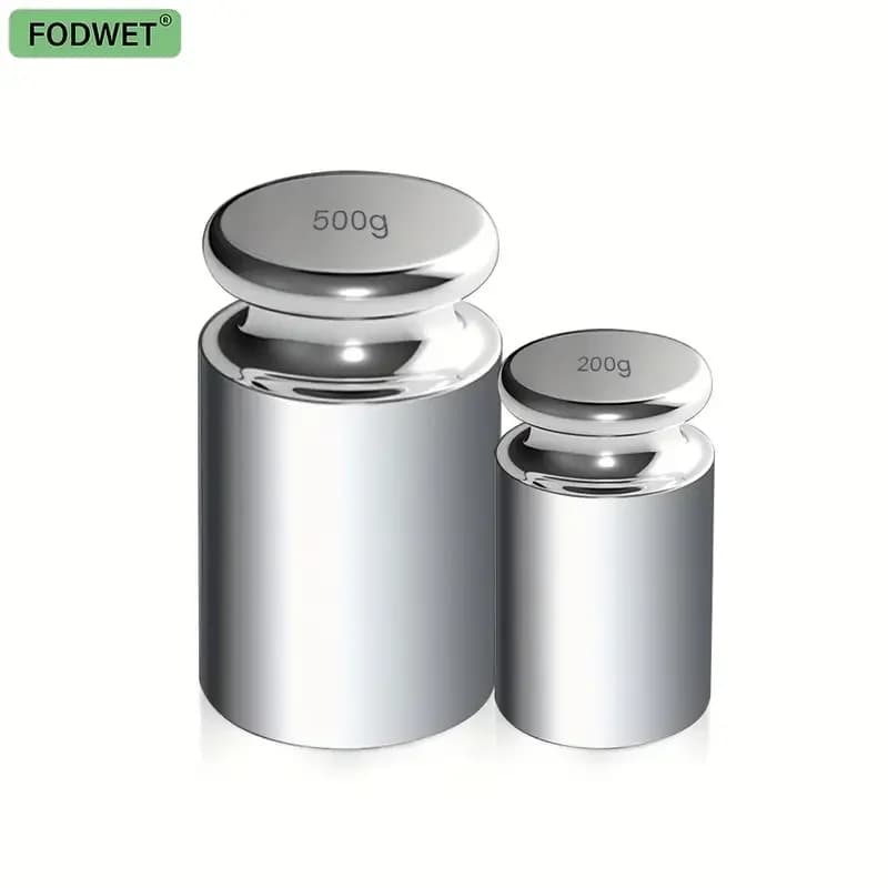 100g 200g 500g Precision Calibration Weights Set Chromed Stainless Steel, Bilance Weight Set, Kitchen Tools, Professional Calibration, Laboratory Supplies