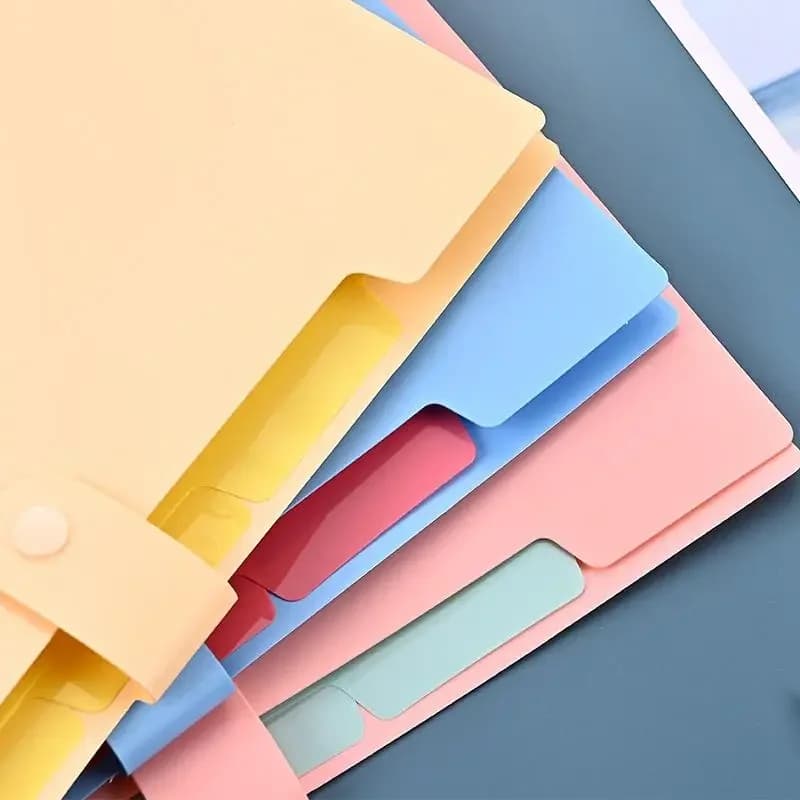 1pc A4 cartelle di File documenti Organizer appunti con copertina cartella di carta per cancelleria aziendale e scolastica e forniture per ufficio