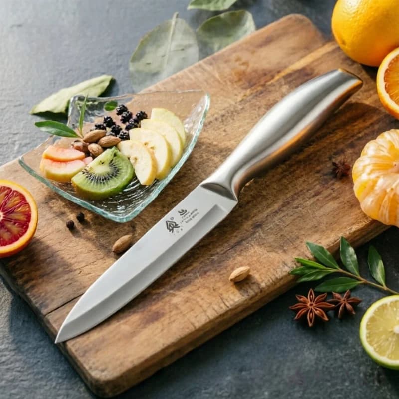 1/2/3 Pieces Stainless Steel Fruit Knife Set with Ergonomic Handle, Sharp Blade for Peeling, Slicing, and Kitchen Prep