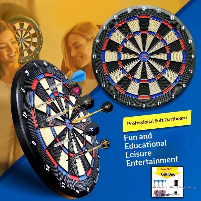 Freccette Set di freccette professionali con punta morbida 16G Botti di tungsteno Home Bar Pub Gioco Pratica notturna Voli Alberi Custodia per il trasporto Broadhead
