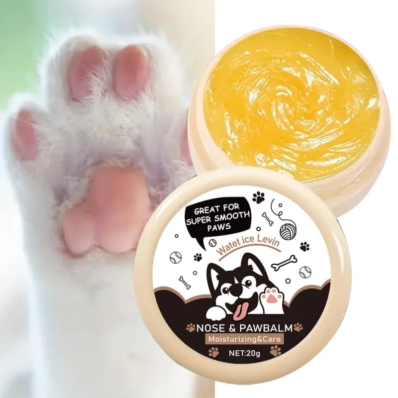 20g Naso di cane e zampa Balsamo Crema per zampe di cane Gatti Cani Crema protettiva per zampe Piedi per animali domestici Idratante Piedi per crepe per animali domestici Riparazione Accessori per animali domestici