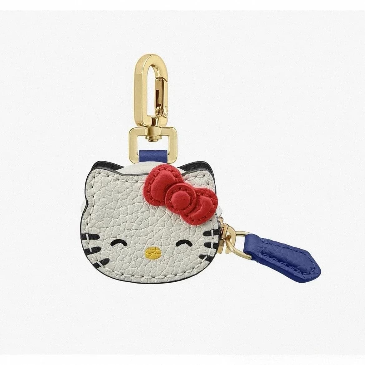 Cute Hello Kitty Cartoon Anime Personalized Creative Leather Bag Keychain Pendant Fashion Clothing Accessories Kid Gift