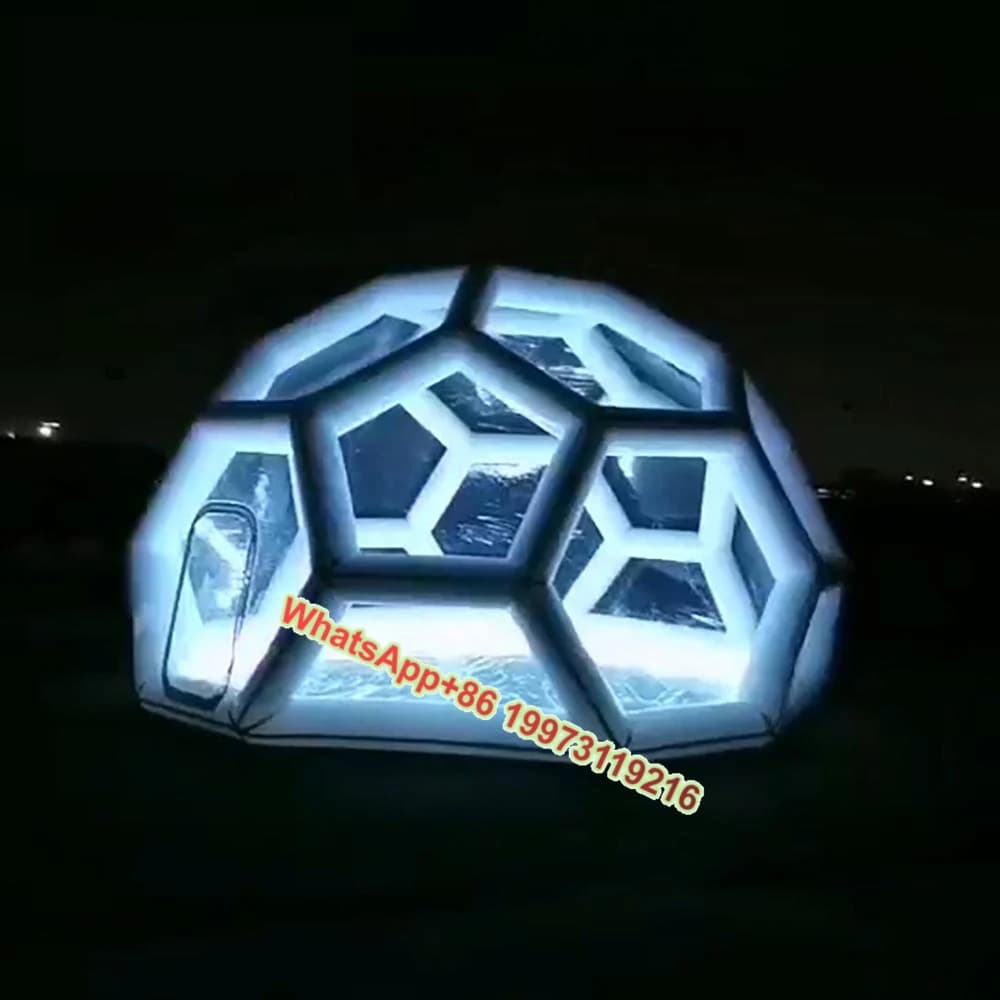 Tenda da campeggio con palle di neve, tenda da tetto trasparente ad alta resistenza impermeabile di Herrwell