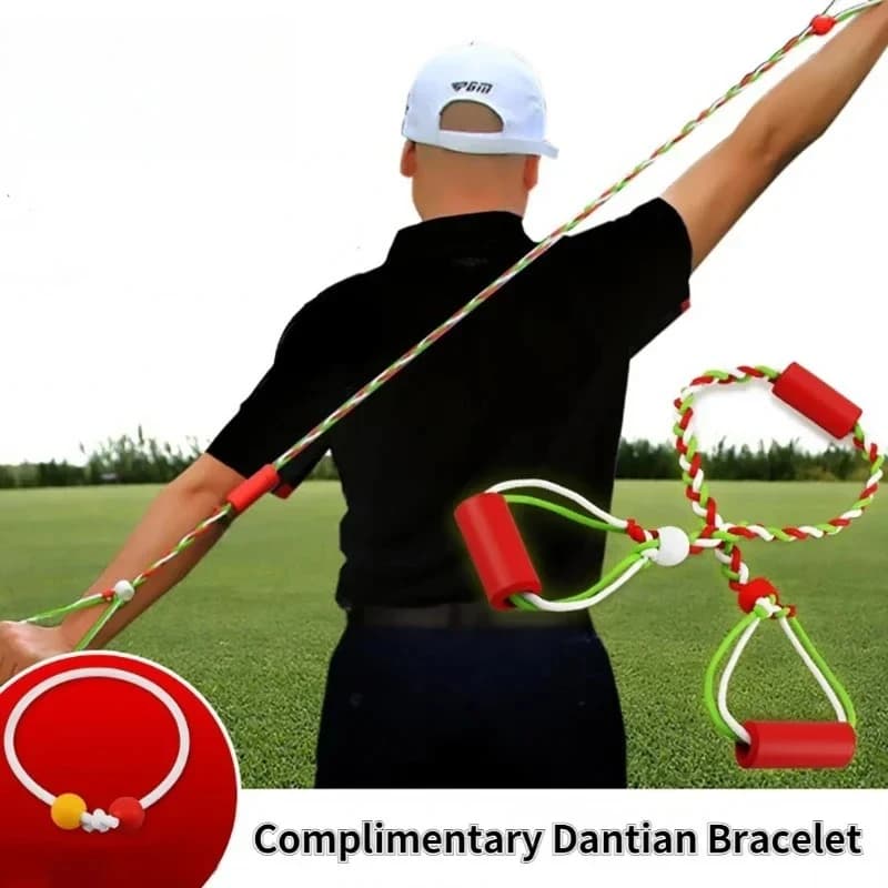 Cintura di Attivazione dell'Equilibrio per Golf, Corda per Allenamento Swing e Putting, Accessori per Riscaldamento Pre-partita, Correzione della Postura, Regalo JZQ017