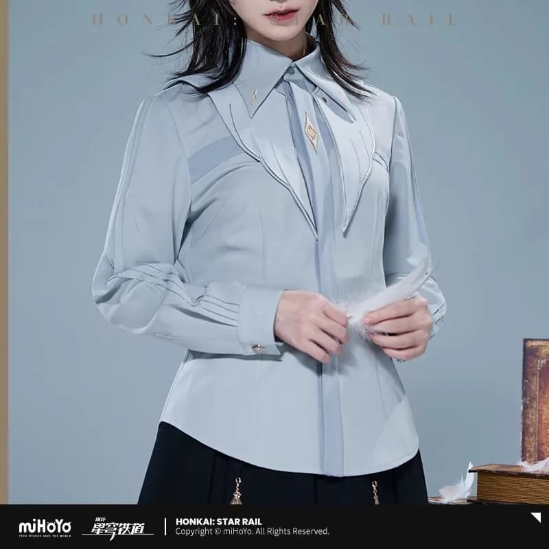 [Genuine] miHoYo Game Sunday Shirt Honkai Star Rail Sunday Theme Shirts Casual Top Suit Shirt Clothing Jacket Cosplay Christmas Gift