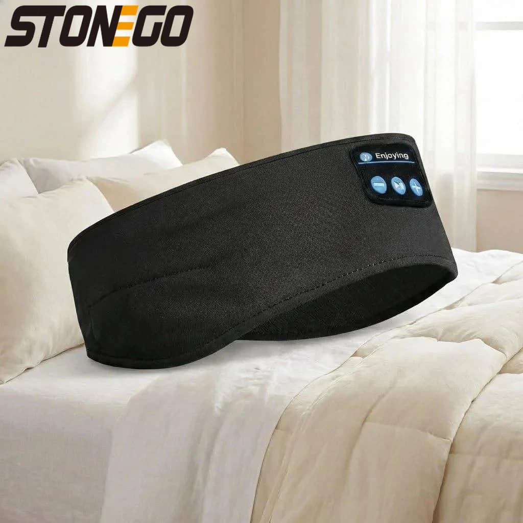 Bluetooth Wireless Headphones for Sleeping, Ultra-Slim HD Stereo Speakers for Sports, Training, Yoga, Travel and Side Sleep