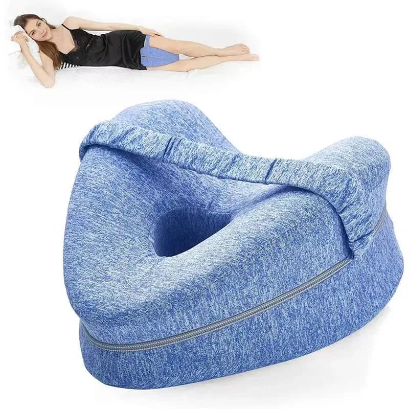 Memory Foam Orthopaedic Cushion for Sciatic Pain, Heart Shaped, Side Pregnancy and Sleep Support, Bed Comfort and Sofa